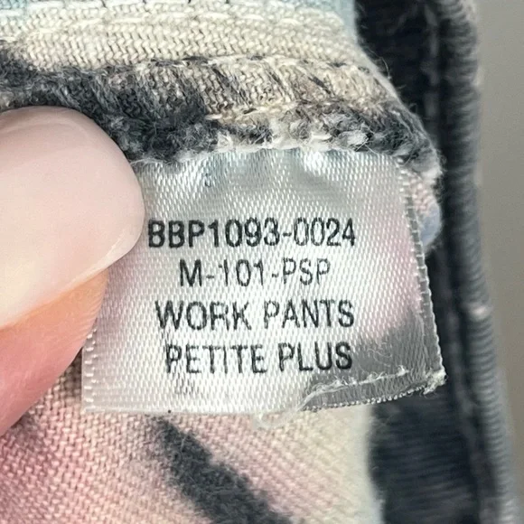 Big Bud Press Rainbow Magic Waters bleach tie dye denim Work Pants, 2XL petite. - Picture 14 of 14